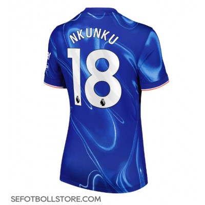 Chelsea Christopher Nkunku #18 Replika Hemmatröja Dam 2024-25 Kortärmad Chelsea Christopher Nkunku #18 Replika Hemmatröja Dam 2024-25 Kortärmad